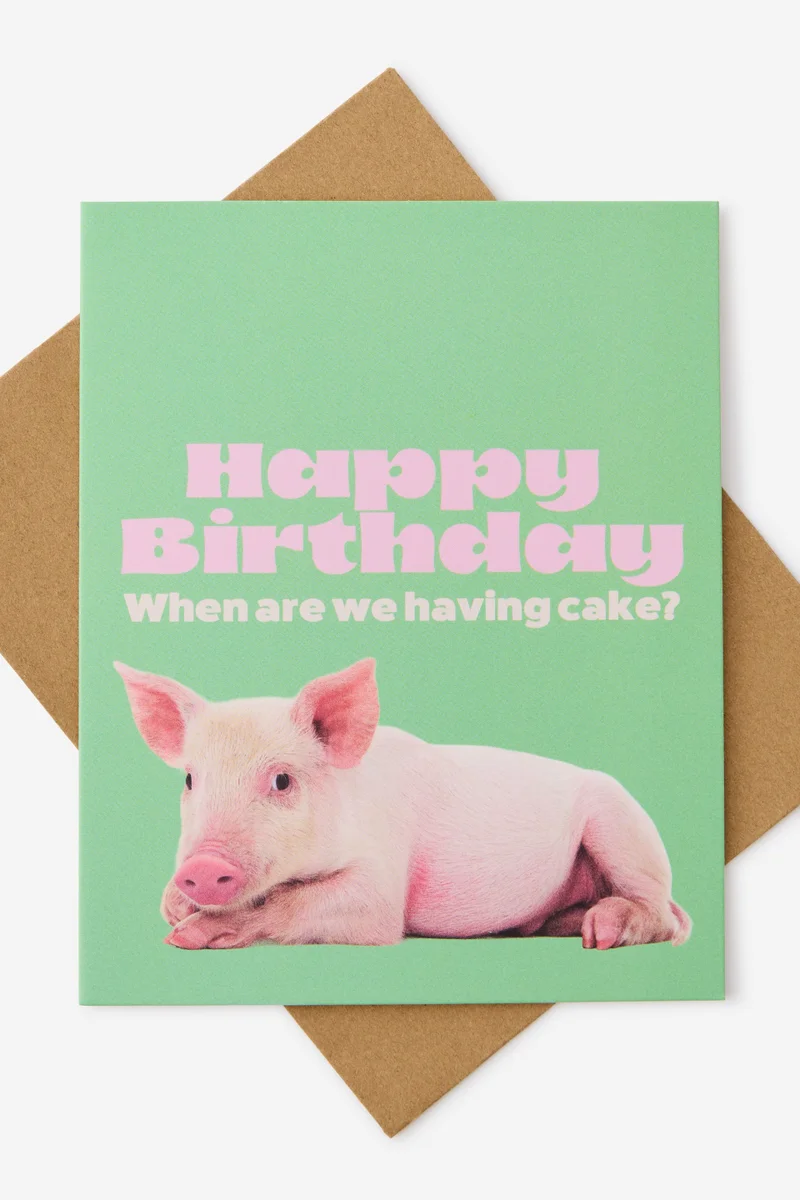 Typo Funny Birthday Card 2.0